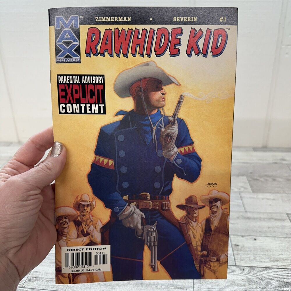 Rawhide Kid #1 Marvel Max‎ Western Comic Book - Parental Advisory - Zimmerman